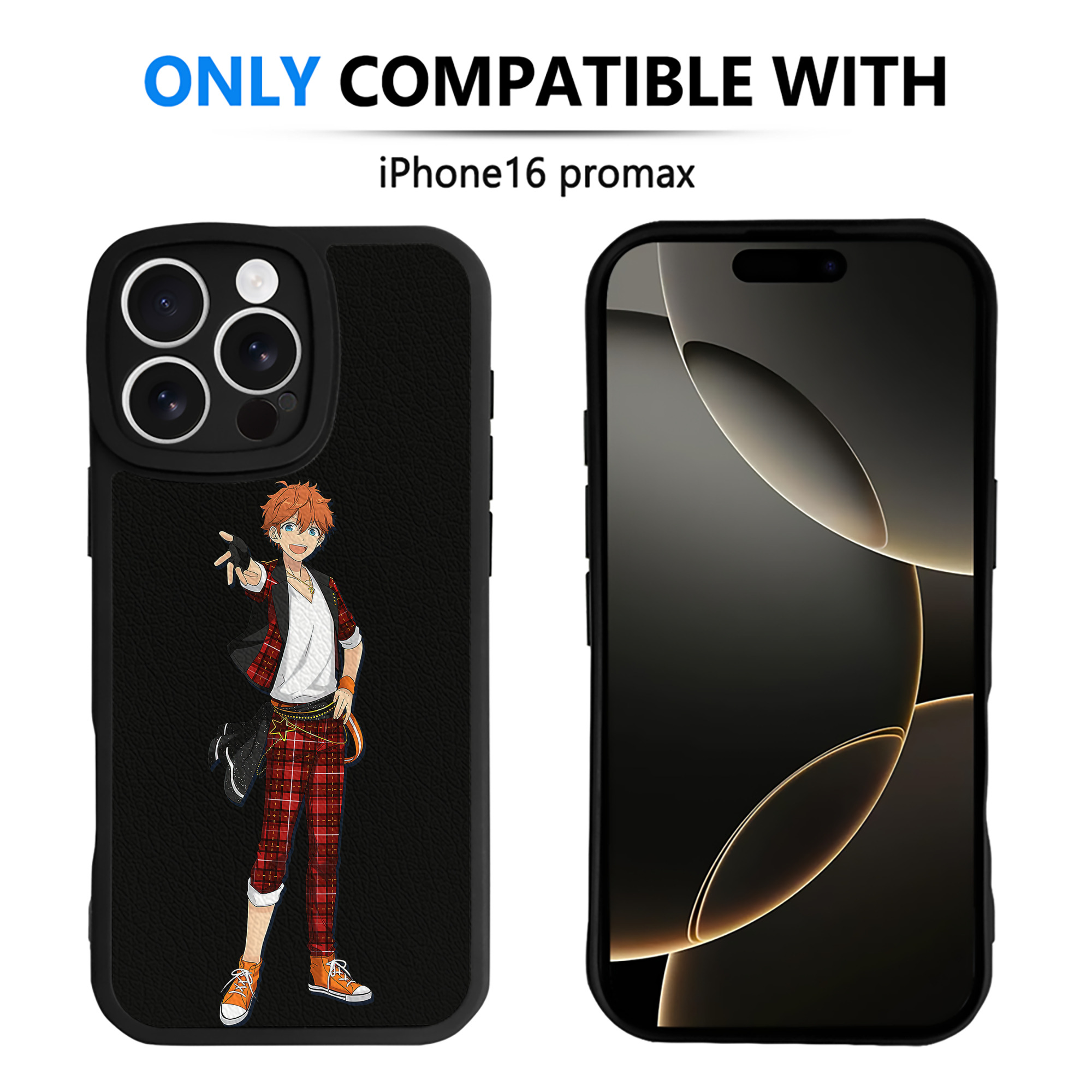 （画像用） あんさんぶるスターズ! Ensemble Stars 【iPhone 16シリーズ対応】シリコンスマホケース（レザー調） 材質：シリコン